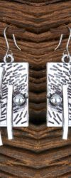 Wedding Ethnic Silver Plated Drop Earring For Women